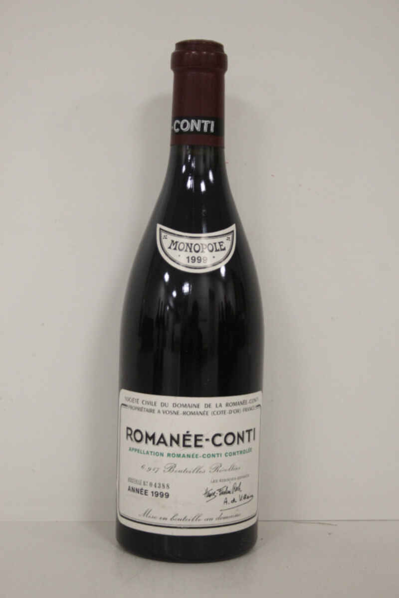 De La Romanee Conti Romanee Conti Grand Cru 1999