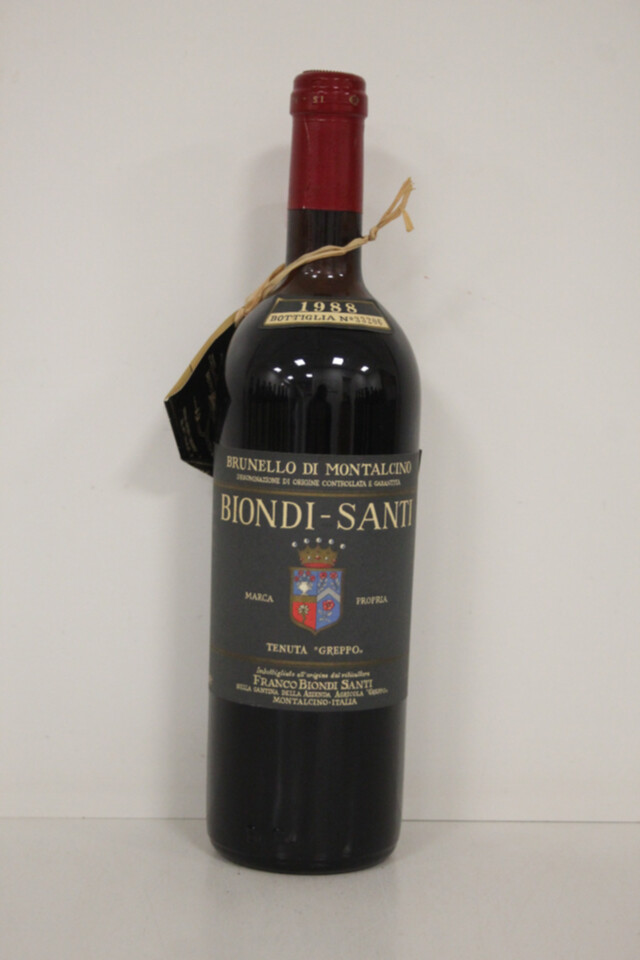 Biondi Santi Brunello Di Montalcino Tenuta Greppo, 1988