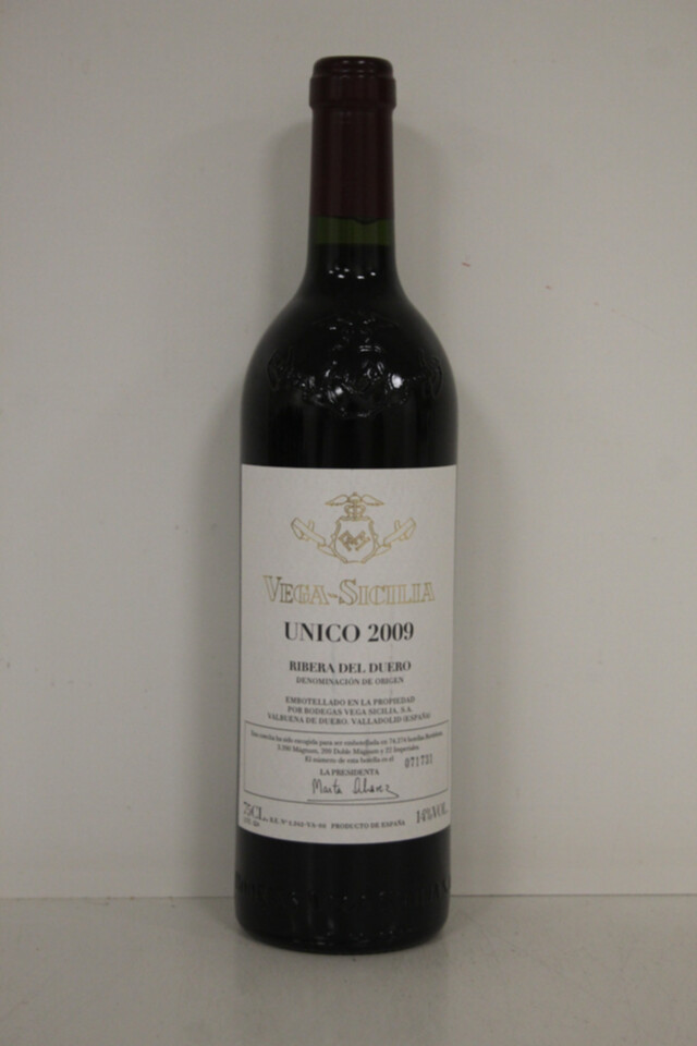 Vega Sicilia Unico, 2009
