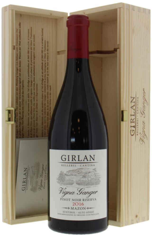 Girlan vigna ganger pinot noir riserva 2016