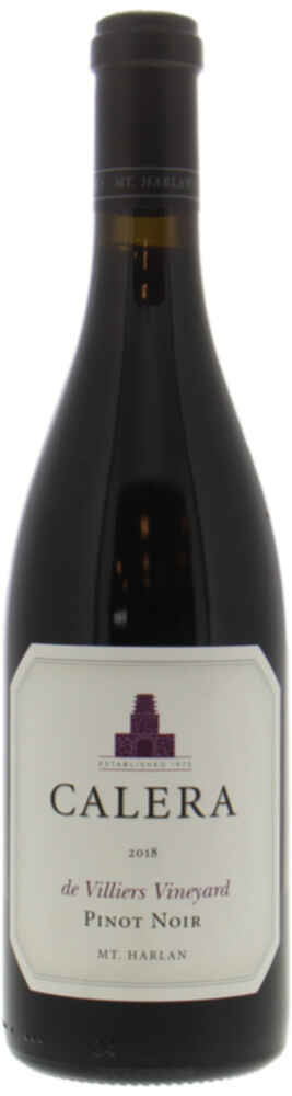 Calera De Villiers Mount Harlan Pinot Noir 2018