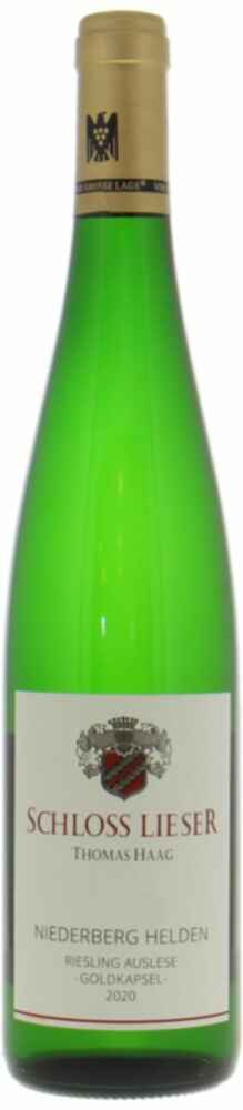 Schloss Lieser Niederberg Helden Riesling Auslese Goldkapsel 2020