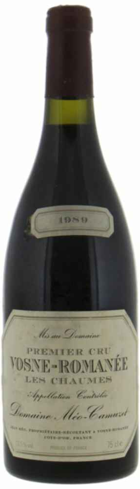 Meo Camuzet Vosne Romanee Les Chaumes 1er Cru 1989