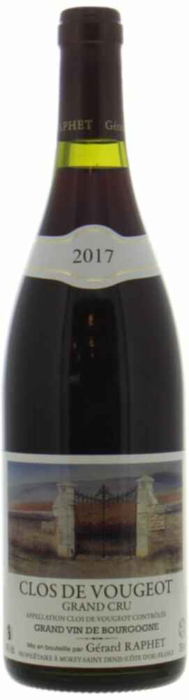 Gerard Raphet Clos De Vougeot Grand Cru 2017