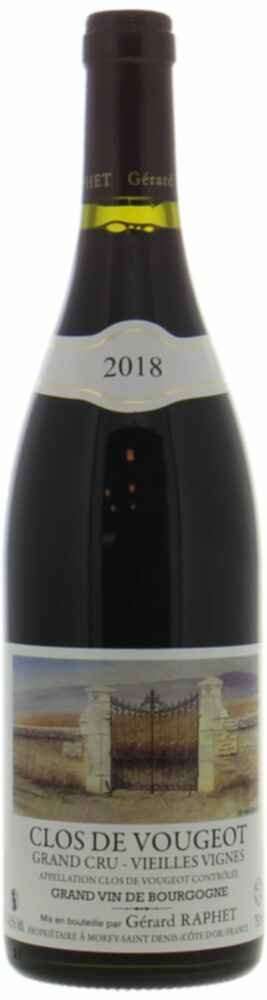 Gerard Raphet Clos Vougeot Vieilles Vignes Grand Cru 2018