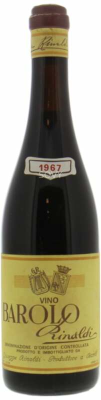 Giuseppe Rinaldi Barolo Classico, 1967