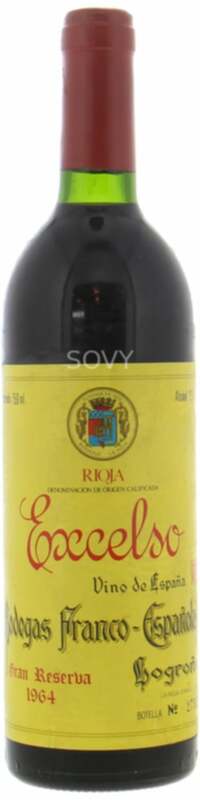 Franco Espanolas Rioja Gran Reserva Excelso, 1964