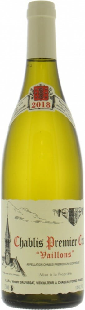 Vincent Dauvissat Chablis Vaillons 1er Cru, 2018