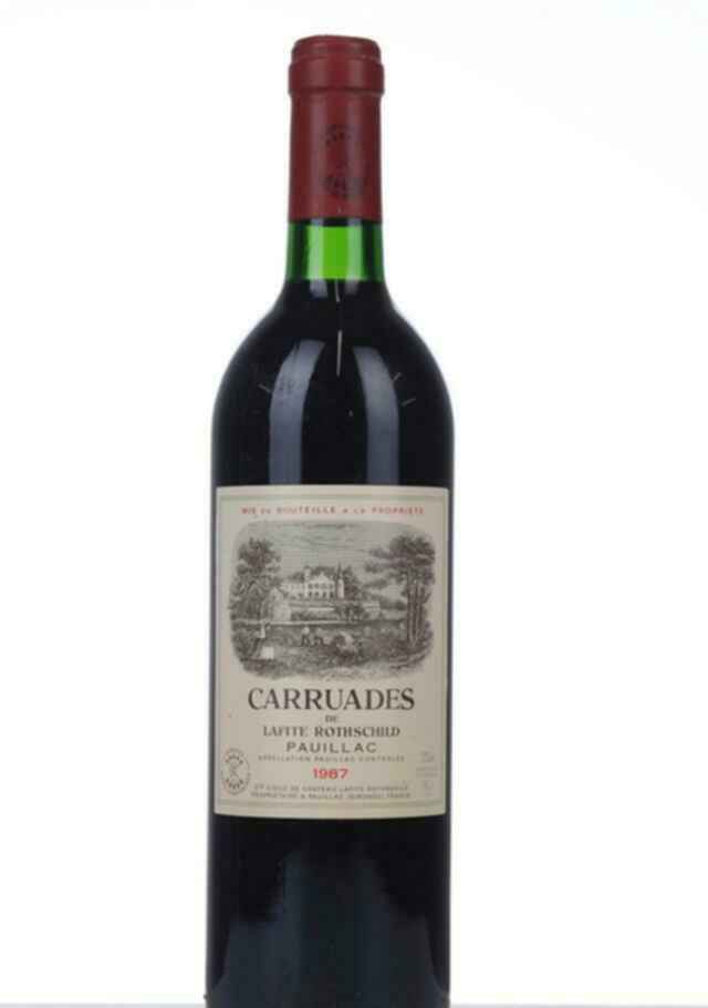 Chateau Lafite Rothschild Carruades De Lafite Rothschild 1987