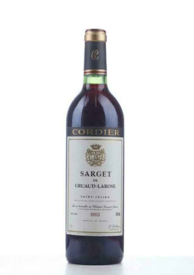 Chateau Gruaud Larose Sarget De Gruaud Larose 1983