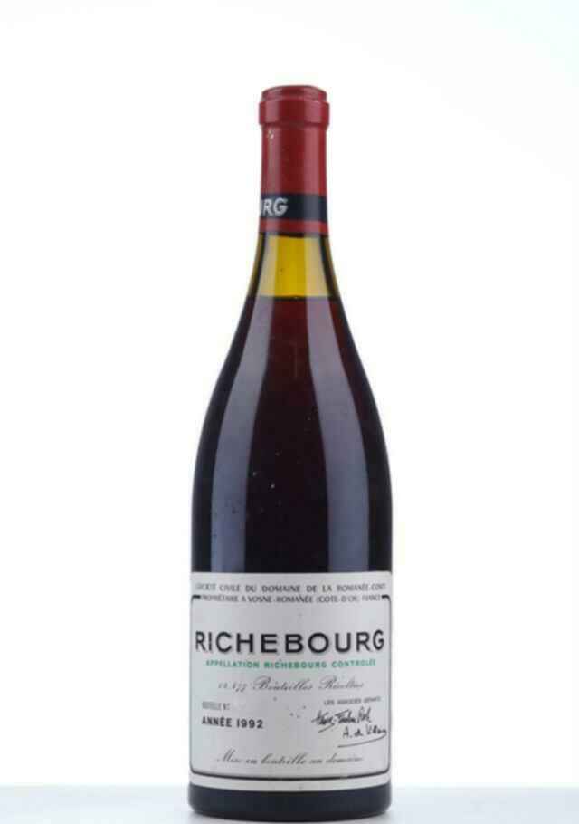 De La Romanee Conti Richebourg Grand Cru 1992