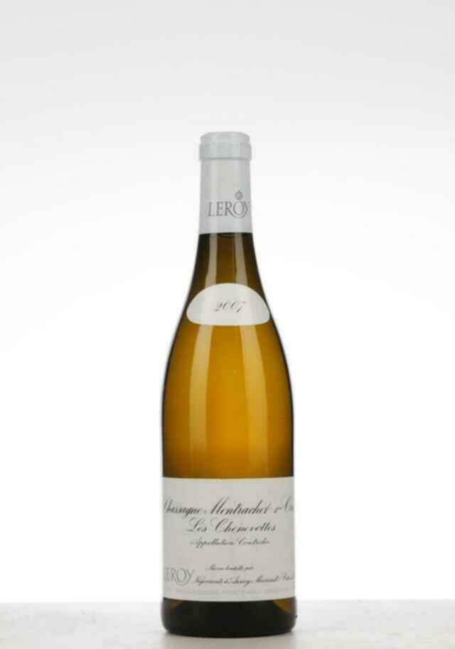 Maison Leroy Chassagne Montrachet Blanc Les Chenevottes 2007