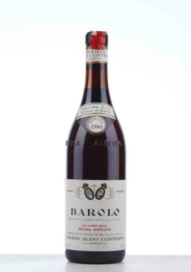 Aldo Conterno Barolo Bussia Soprana 1980