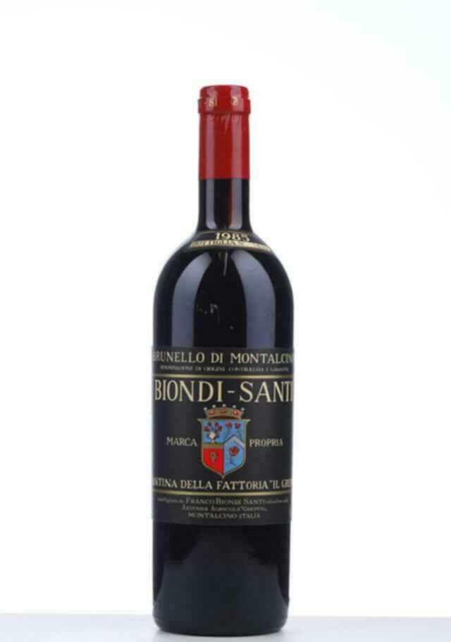 Biondi Santi Brunello Di Montalcino Il Greppo 1985