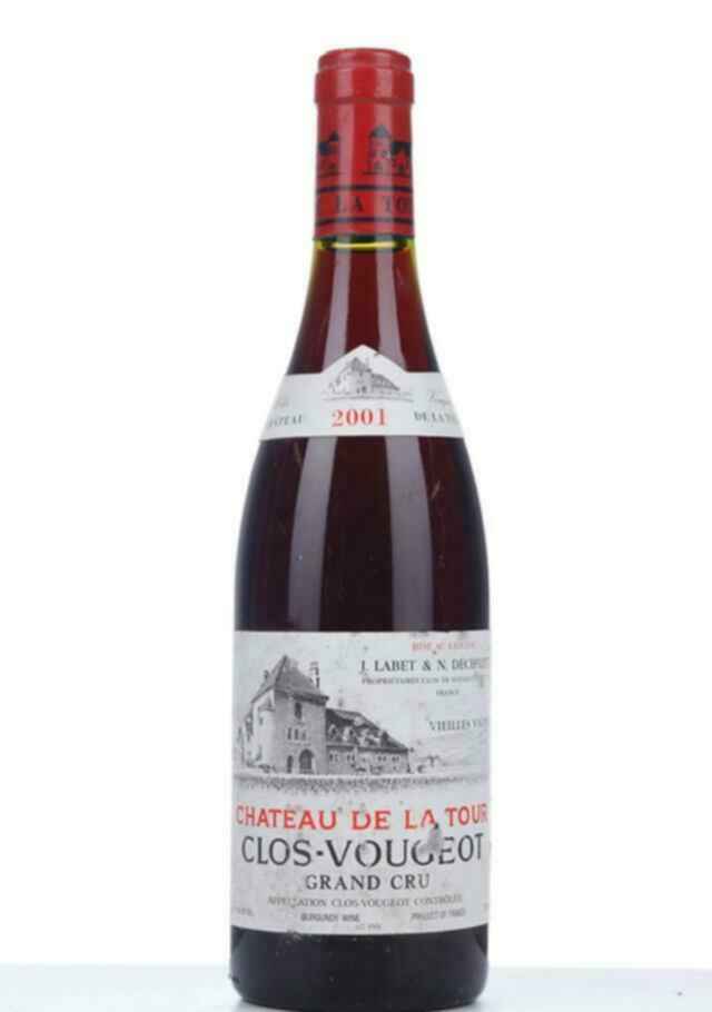 Chateau De La Tour Clos De Vougeot Grand Cru 2001