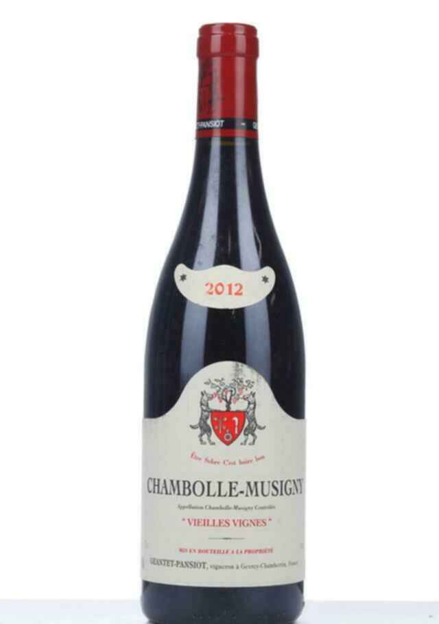 Geantet Pansiot Chambolle Musigny Vieilles Vignes 2012