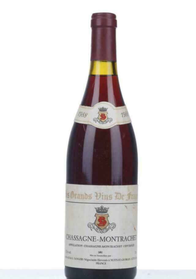 A. Benadi Et G. Sangers Chassagne Montrachet Rouge 1988