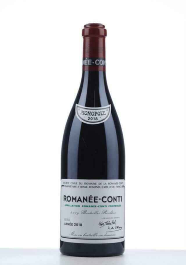 De La Romanee Conti Romanee Conti Grand Cru 2018