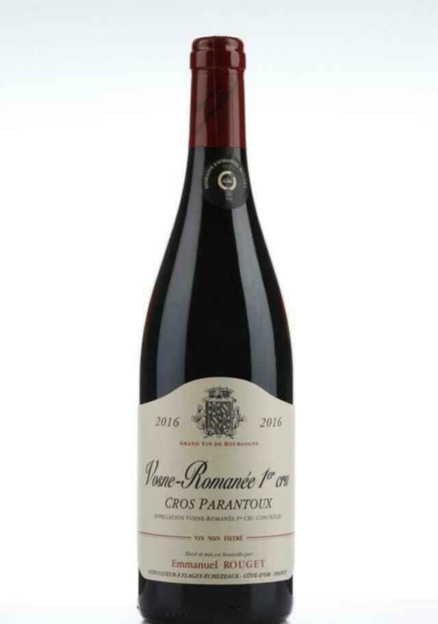 Emmanuel Rouget Vosne Romanee Cros Parantoux 1er Cru 2016