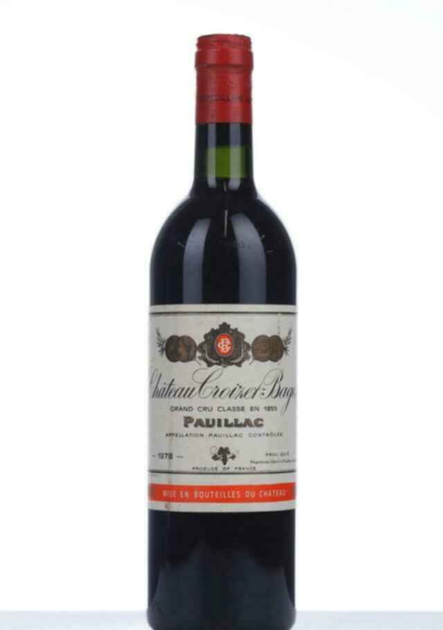 Chateau Croizet Bages 1978