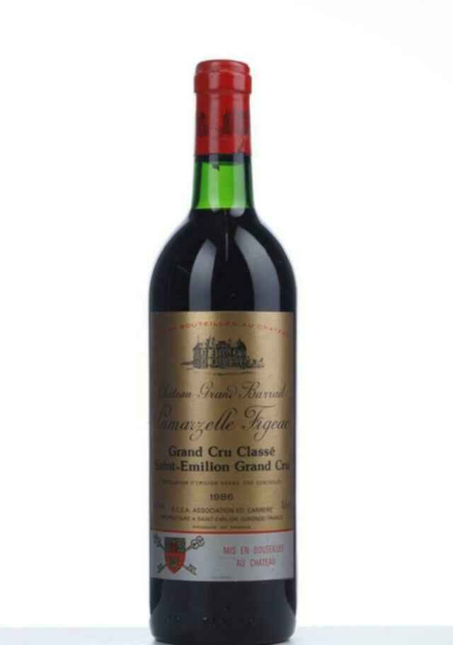 Chateau Grand Barrail Lamarzelle Figeac 1986
