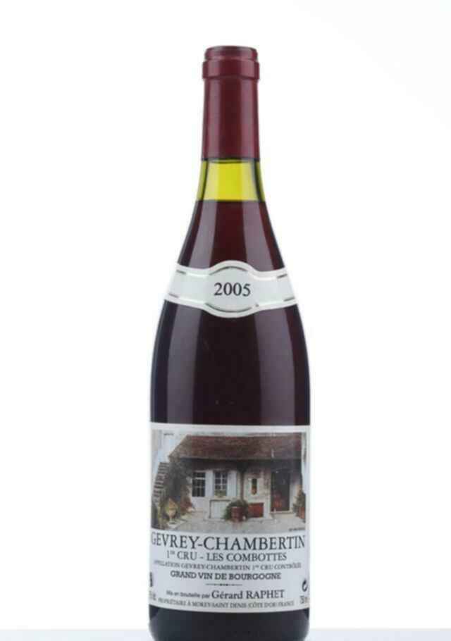 Gerard Raphet Gevrey Chambertin Les Combottes 1er Cru 2005