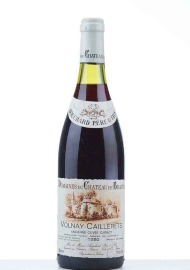 Bouchard Pere & Fils Volnay Caillerets Ancienne Cuvee Carnot 1er Cru 1990