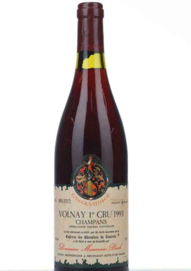 Monceau Boch Volnay Champans 1er Cru 1993