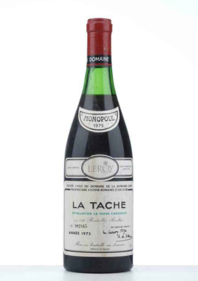 De La Romanee Conti La Tache Grand Cru 1975