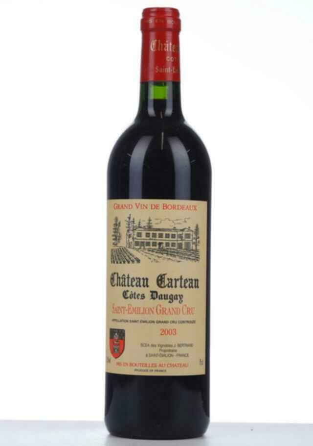 Chateau Carteau Cotes Daugay 2003