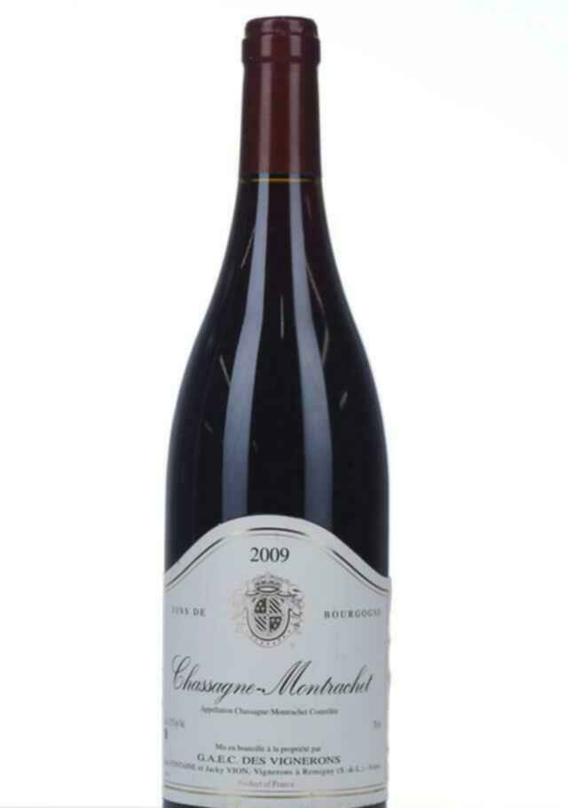 Guy Fontaine Et Jacky Vion Chassagne Montrachet Rouge 2009