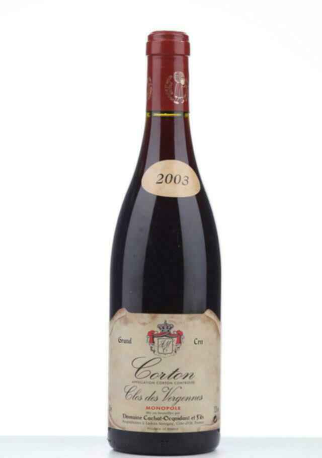 Cachat Ocquidant Corton Clos Des Vergennes Grand Cru 2003