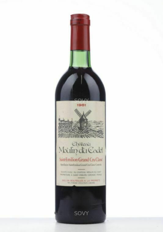 Chateau Moulin Du Cadet, 1981