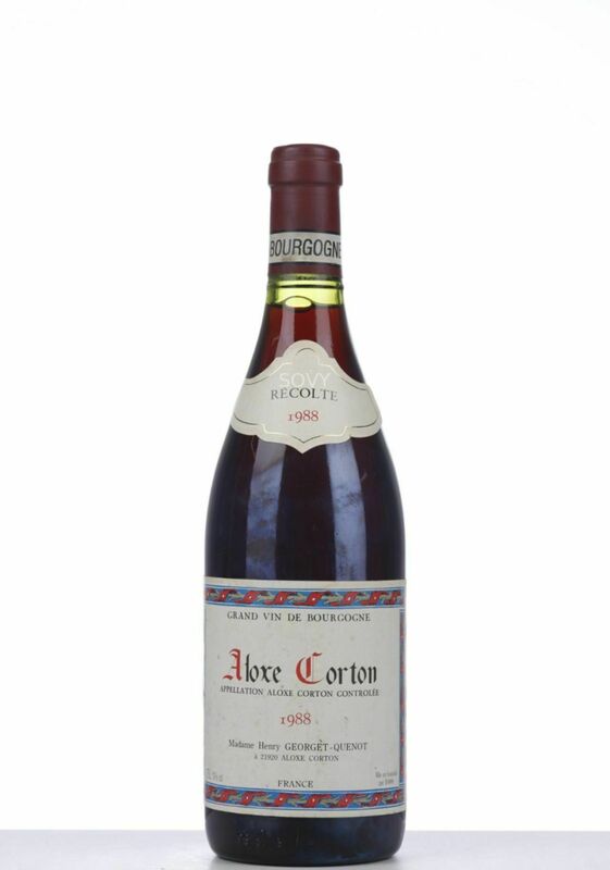 Mdme. Henry Georget Quenot Aloxe Corton, 1988