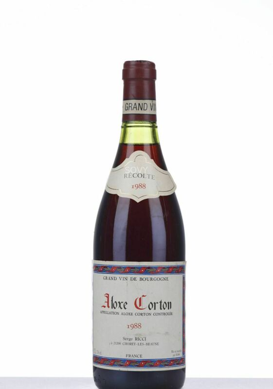 Serge Ricci Aloxe Corton, 1988