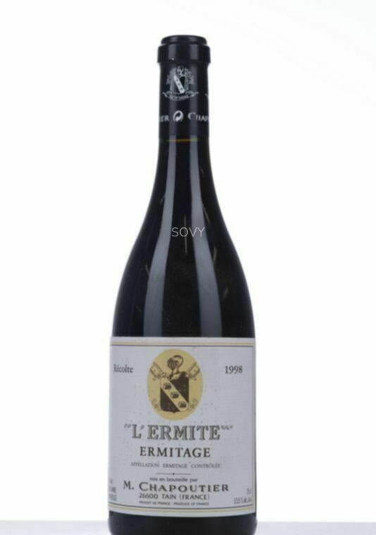 M.chapoutier L'ermite Ermitage Rouge, 1998