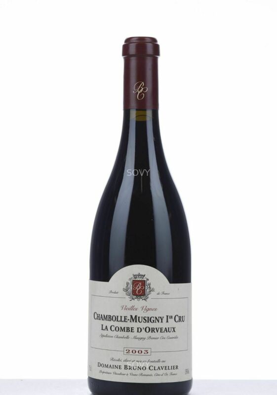 Bruno Clavelier Chambolle Musigny La Combe D'orveaux Vieilles Vignes 1er Cru, 2003