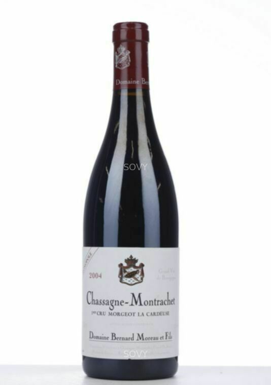 Bernard Moreau Chassagne Montrachet Morgeot La Cardeuse Rouge 1er Cru, 2004