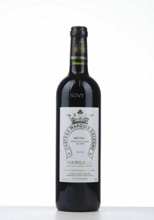 Chateau Marquis D'alesme Becker, 2005
