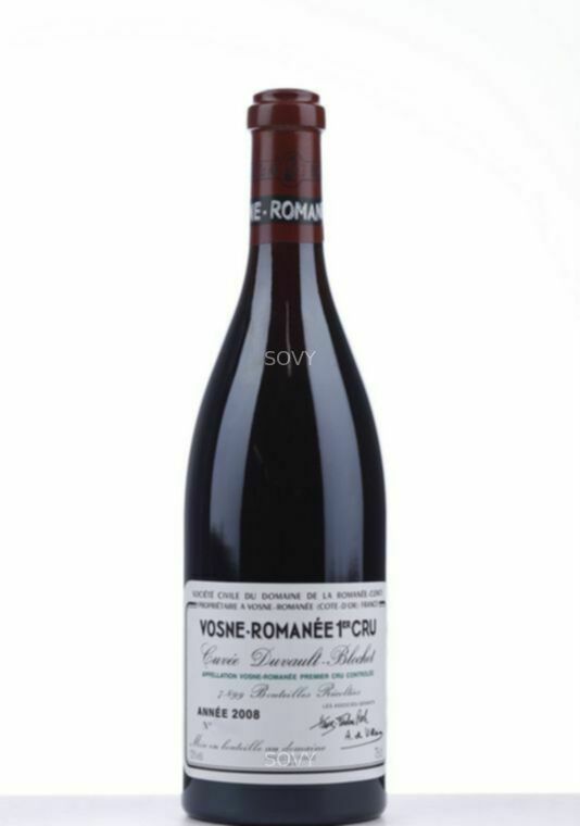 De La Romanee Conti Vosne Romanee Cuvee Duvault Blochet, 2008