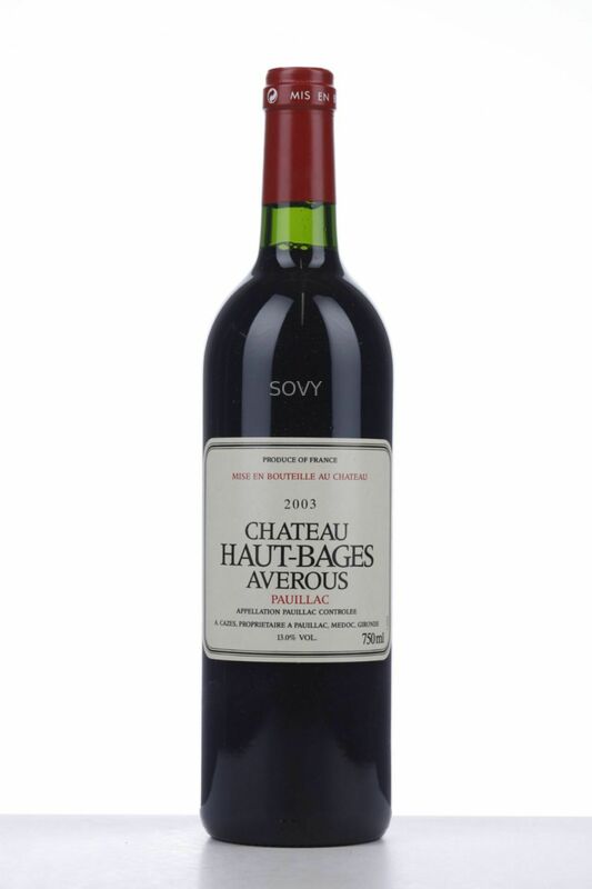 Chateau Lynch Bages Haut Bages Averous, 2003
