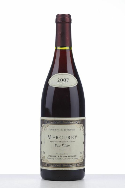 Philippe De Bois D'arnault Mercurey Bois Villain, 2007