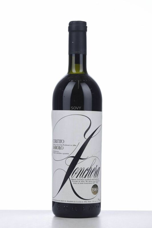 Ceretto Barolo Zonchera, 1983