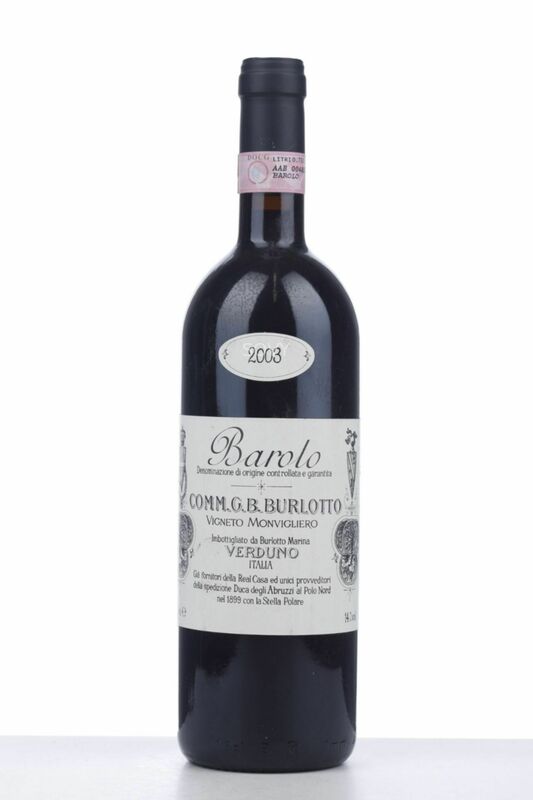Burlotto Barolo Monvigliero, 2003