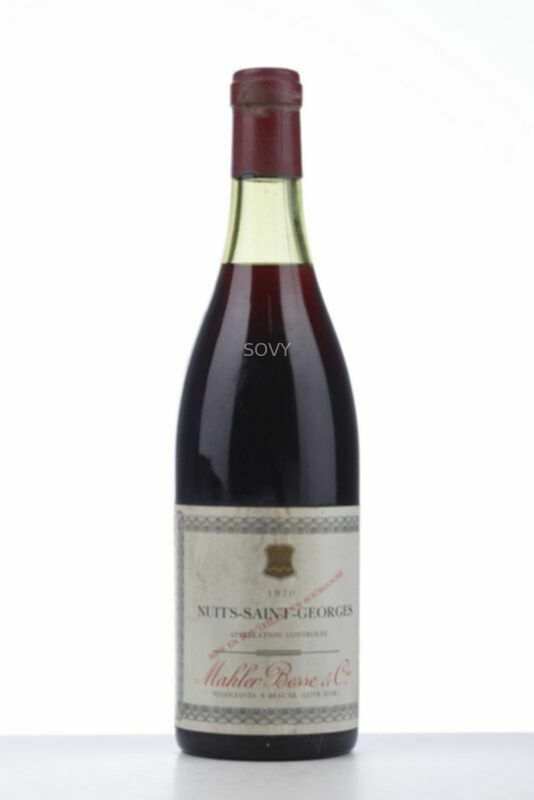 Mahler Besse Nuits Saint Georges (rouge), 1970