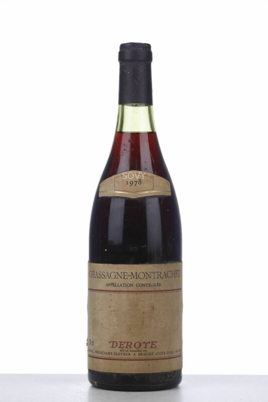 Deroye Chassagne Montrachet Rouge, 1978