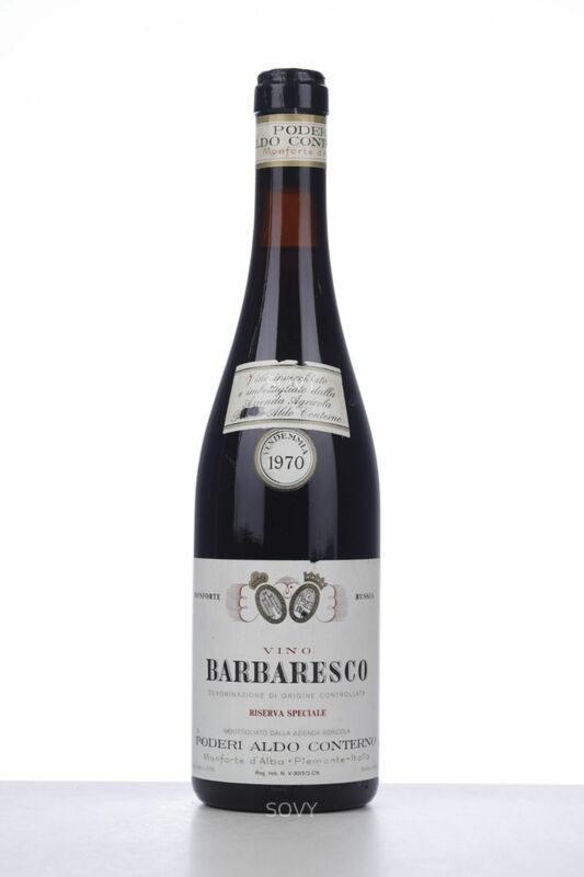 Aldo Conterno Barbaresco Riserva Speciale, 1970