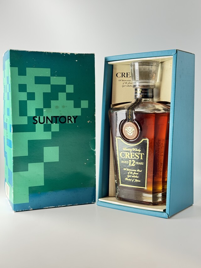Suntory Crest 12yr 90s with box