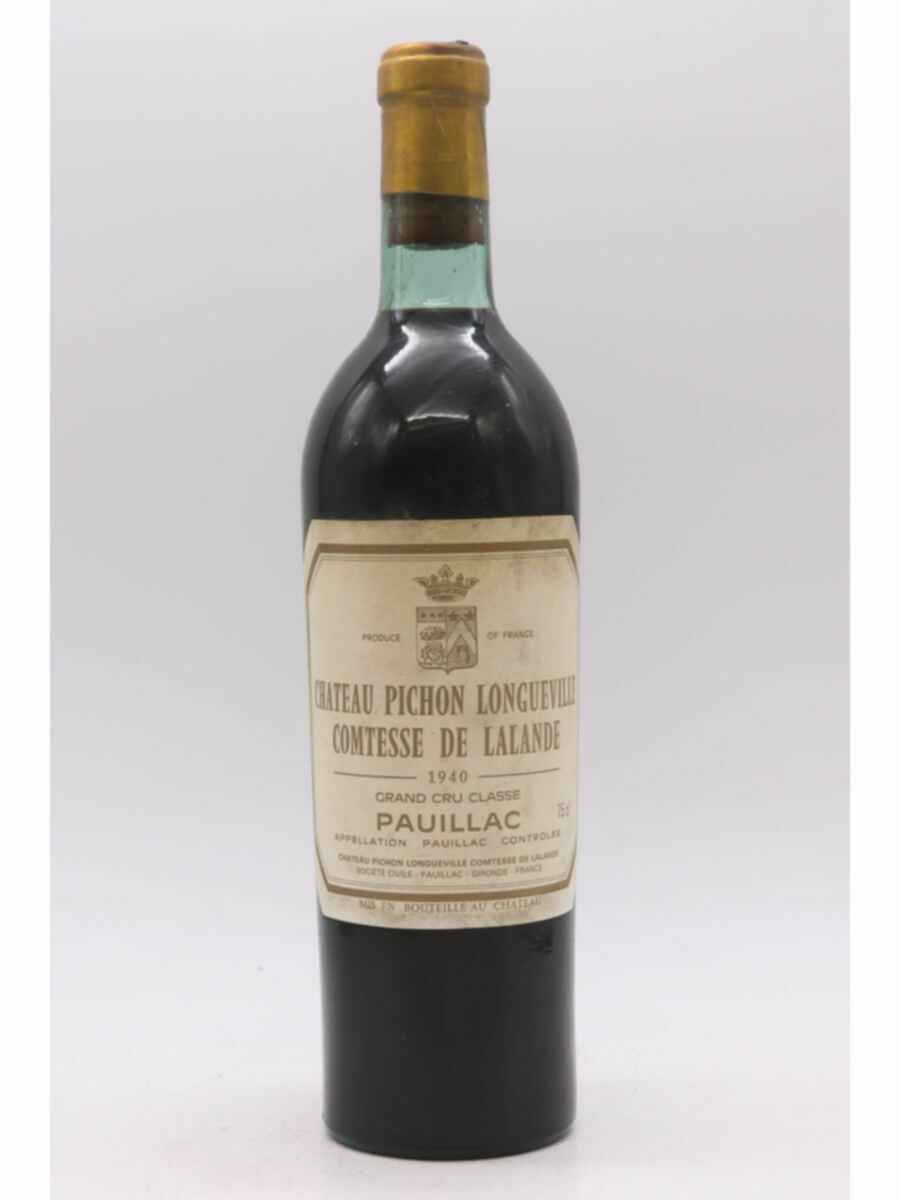 Chateau Pichon Comtesse Lalande 1940