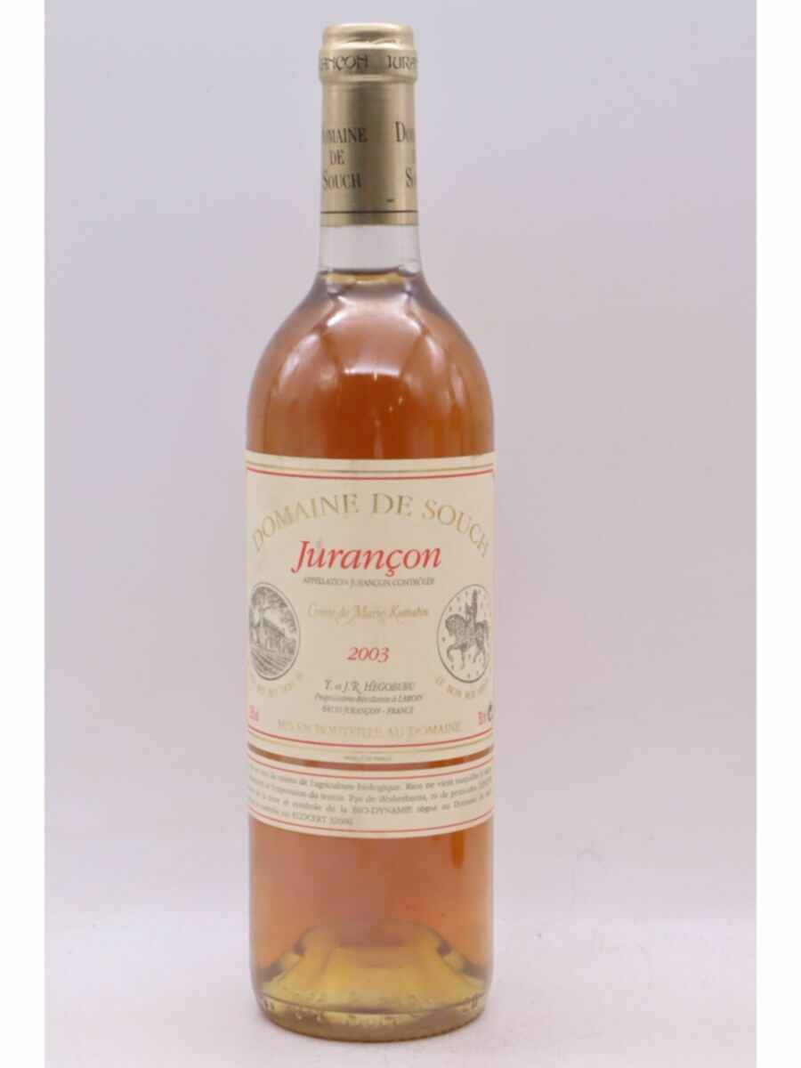 Souch Jurancon Cuvee De Marie Kattalin 2003